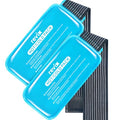 REVIX Ice Packs for Injuries Reusable, 2 Pack Hot & Cold Gel Ice Packs - color: Blue, size: Medium 10 x 5 Inch