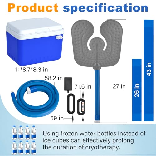 Ice Machine for Knee After Surgery, Cold Therapy System for Knee Surgery - size: 6-quart, style: Joint Pad