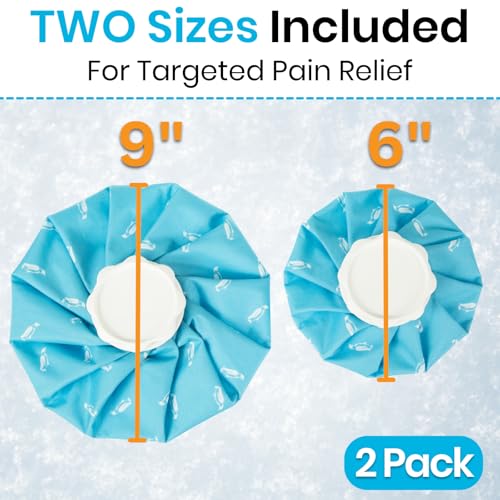 Arctic Flex Refillable Ice Pack Bags (2 Pack) - Reusable Hot Water & Ice
