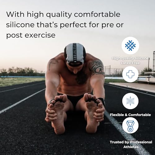 The Toe Spacer from Spacer Mobility, Recovery from the Ground Up, Correct Bunions, Plantar Fasciitis, & Correct Toes | Unisex Therapeutic Toe Spacer - Relieve Foot Pain and Tension | 4-Loop (4-Loop) - size: 4-Loop
