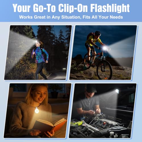 Rechargeable Nurse Lights Clip On for Night Shift, Badge Light - color: O-Blue