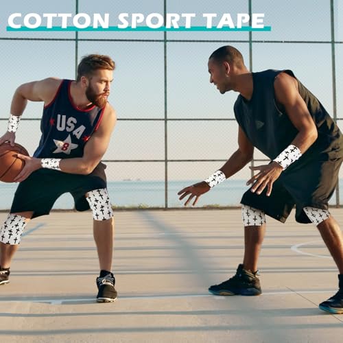 TrelaCo 1 Pcs Cross Wrist Tape Christian Athletic Tape, White - color: White