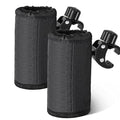 Hestya 2 Pcs Cup Holder Alligator Clip Bottle Holder Bike, Black