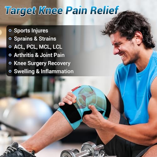 Comfytemp Large Knee Ice Pack Wrap Reusable Gel Full Coverage Knee Cold Pad - color: Blue51, size: Extra Large