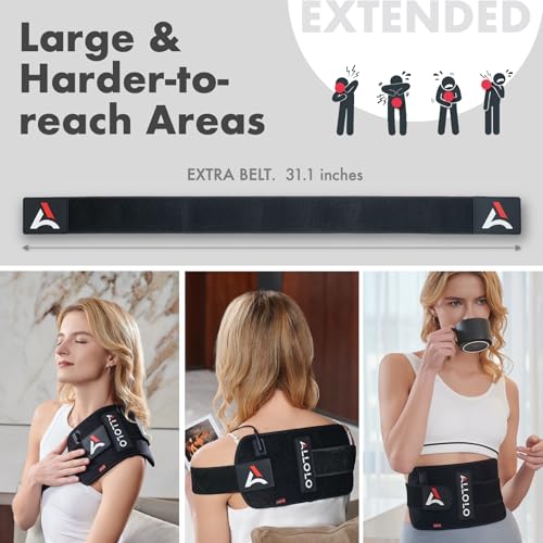 Red Light Therapy for Body, 3 in 1 LEDs Red Light Therapy Belt - size: 12.3" x 6"