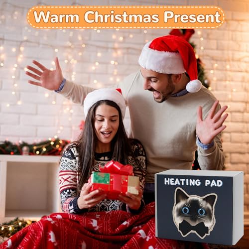 Microwave Heating Pad for Pain Relief, 17" x 9" Microwavable Heating Pads for Cramps, Back Pain, Neck Shoulder, Muscles, Knee, Joints, Natural Heat Pack Moist Heat, Gray Tabby Cat - size: Gray Tabby Cat