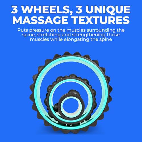Chirp Wheel XR Acupressure Back Roller Set, 3-Pack, Mint - size: 3-Pack (10, 6, 4 Inch) Mint
