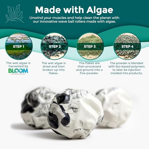 Oceanfoam Ball Roller Lacrosse Ball Massage Therapy - Black Marbled, 3pk - color: Pack of 3 (Black Marbled)
