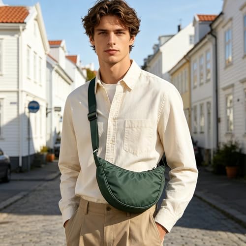 2pcs Fanny Pack Waist Bag Adjustable Waist Belt,Zippered Pockets,Hiking Fanny Pack for Running Dog Walking Travel Cycling(Green) - color: green 2Pcs