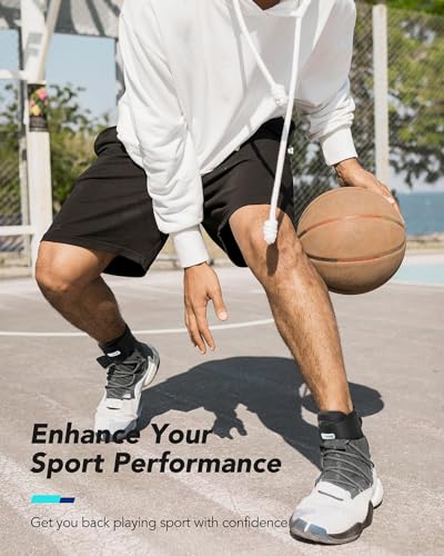 Quick Lace Up Ankle Brace for Men & Women with Removable Splints - size: S