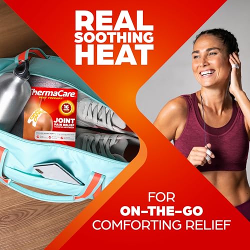 ThermaCare Portable Heating Pads for Muscle & Joint Pain Relief, 4 Count - size: 4-Count