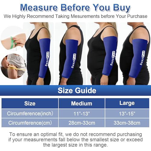 SuzziPad Extended-Length Elbow Ice Pack for Pitchers, Tennis & Tendonitis - style: Medium