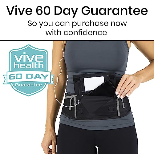 Vive Running Belt Fanny Pack for Women, Men, Kids, Adults, Jogging - color: Teal