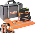 ALL-TOP Recovery Pack 7in1: Water-Resist Offroad Gear Bag with Tow Strap, Tree Saver, Extension Strap, Damper & 2 Soft Shackles - color: Gray, Recovery Pack