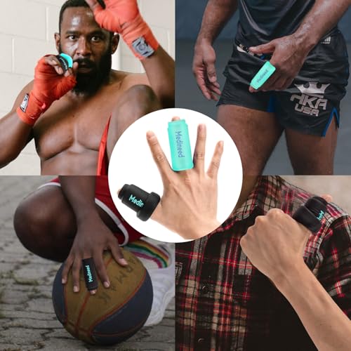 Medineed 2PCS Finger Gel Ice Pack Sleeves, Cold Therapy for Injuries, Green - color: Green