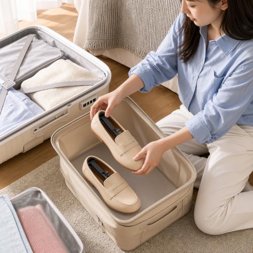 VZZNN 16 Pairs Plastic Shoe Stretcher Men, Adjustable Shoe Trees