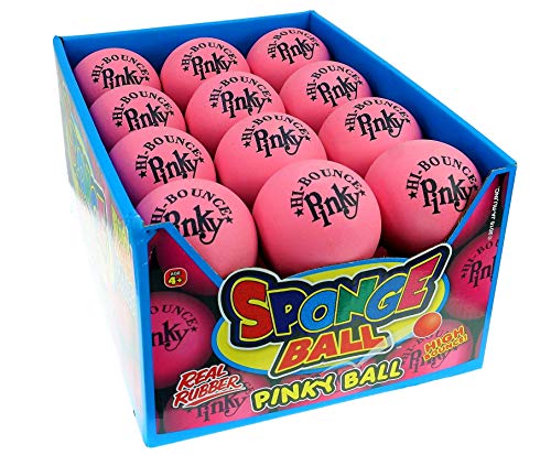 JA-RU Hi-Bounce Pinky Ball (4 Pack). Rubber Bouncy Balls for Kids. Small Pink Stress Relief Toy. Indoor & Outdoor Sport Party Favors. Bouncing Throwing Play Therapy.976-2 - size: 4 Pack