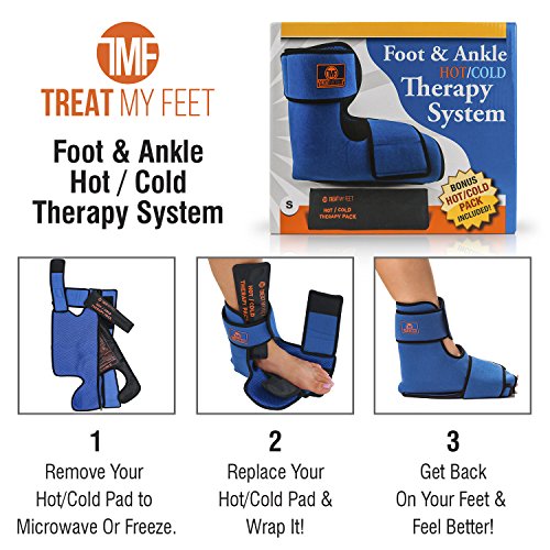 Treat My Feet Hot/Cold Therapy Gel Wrap - Foot Ice Pack