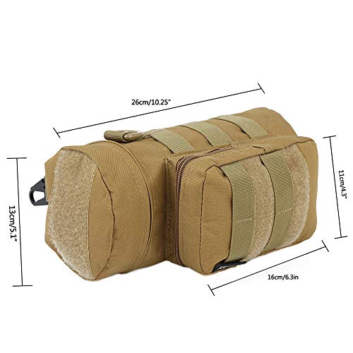 Molle Water Bottle Holder, Tactical Water Bottle Pouch - color: Khaki