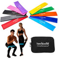 Mini Loop Bands 14x3 in, Latex Free, 3/5/10 Pack Sets - color: a. COMPLETE SET Loop Bands 10 PACK