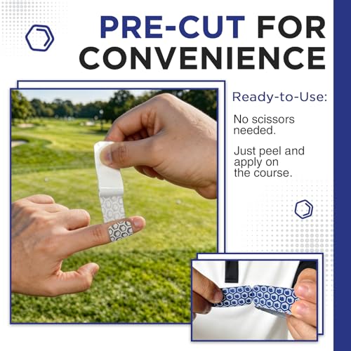 OK TAPE Golf Tape for Fingers, 110 Strips, Finger Tape for Golf, Tennis - color: Blue