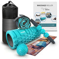 321 STRONG 5-in-1 Massage Set, Complete Mobility Kit for Workout Recovery - color: Soft Teal
