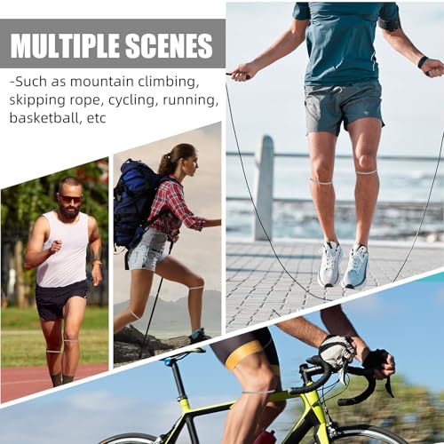 Foilswirl Patella Knee Band Basketball Knee Strap,2,Gray,M - color: Gray, size: M