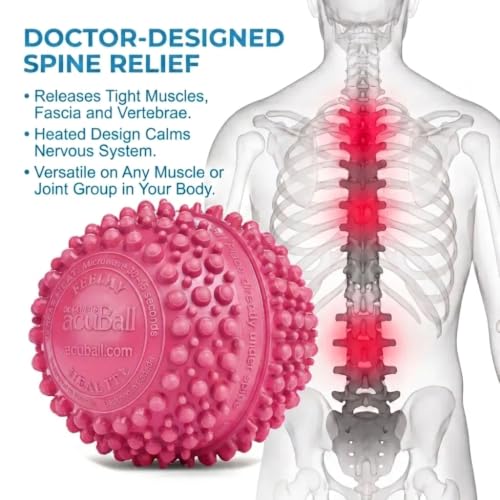 Dr Cohens Acuball Heatable Massage Ball, Large Pink, Trigger Point Therapy - color: Acuball Large - Pink