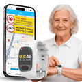 Seculife Medical Alert Smartband for Seniors — Alerts Go Direct to Family, No Call Center | Auto Fall Detection, GPS Tracking, Heart Rate Monitor, 2-Way Calling, SOS Button, Waterproof (White) - color: White