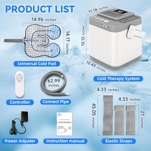 Cold Therapy Machine, Silent Brushless Pump Knee Ice Machine