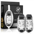 LED Safety Light (2 Pack) with Bonus Items – Clip On Strobe/Running Lights for Runners, Dogs, Bikes, Walking and More - color: White