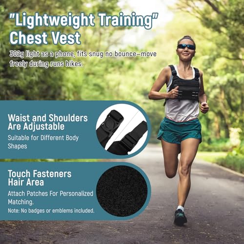 Outdoor Sport Chest Bag for Man Woman - Large Capacity Running Vest with Adjustable Straps for Hiking, Mountaineering & Travel (One Size Fits All)