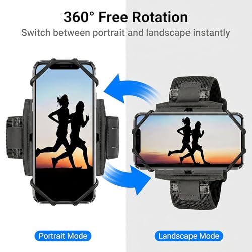 Wristband Phone Holder Rotatable Wrist Band