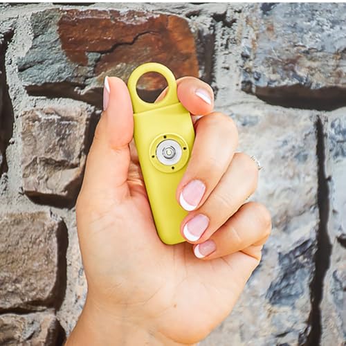 Personal Safety Alarm Rechargeable (Yellow) - color: Yellow