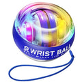 JIN BD Auto Start Wrist Ball，Gyro Ball Trainer，Wrist Exerciser，Gyroscopic - color: Blue (Colorful Light)