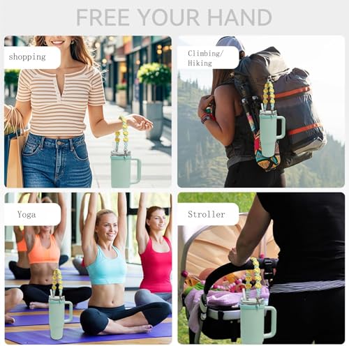 Outman Sport Water Bottle Handle Strap Holder Sling Cup Handle - color: Gradient Color