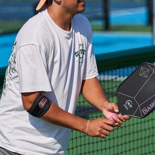 Mcdavid Tennis Pickleball Elbow Brace for Men & Women, Tendonitis Elbow Brace & Strap Golfers Elbow Brace Counterforce Band for Tendon Pain Relief & Support for Forearm - size: Large