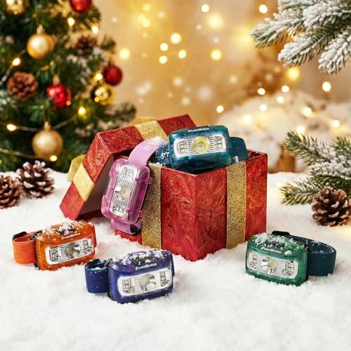 EverBrite Headlamp, 5 Pack LED Head Lamp for Kids & Adults, Red Light - color: Multicolor