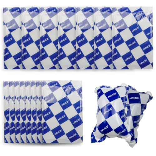 Reusable Dry Ice Packs for Shipping & Storage - Long Lasting Cold Packs for Lunch Box & Coolers - Ideal for Frozen Food & Drinks - style: 6.9" x 4.7" 15pcs