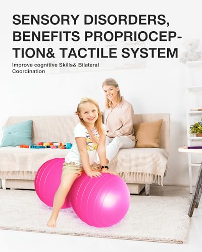 Extra Large Peanut Ball - 39.37"x19.67" - color: pink
