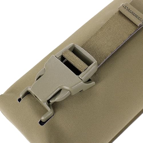Water Bottle Pouch Molle, Tactical Canteen Pouch for 32oz Nalgene Bottle - color: Coyote brown