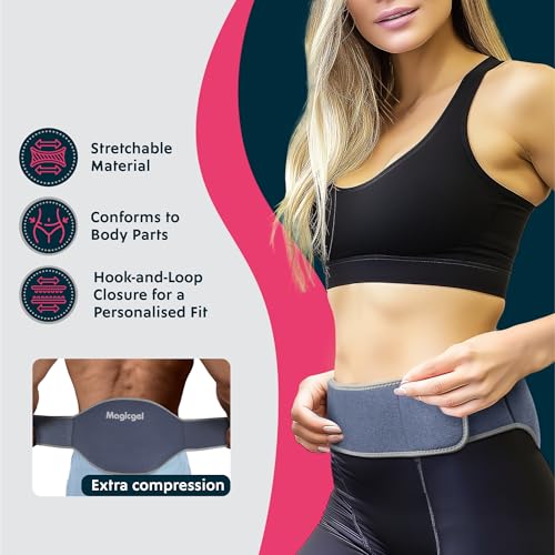 Magic Gel Ice Pack for Back Reusable - 2X Lower Back Ice Pack - Soft Compress for Hot or Cold Therapy - Soft Pad for Lower Lumbar, Sciatica, Tailbone Support - style: Back Pain Gel Pack