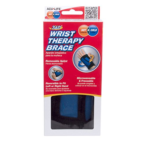 Acu-Life Wrist Therapy Brace, Joint Pain Relief, Hot and Cold, Reversible - style: Wrist Therapy Brace