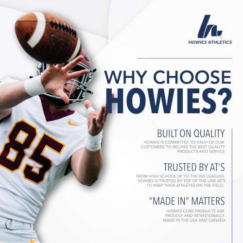 Howies Athletic Tape - 1" Zinc Oxide White Sports Tape for Ankles, Fingers & Athletic Trainers - Bulk Pack - 48 Pack - size: 48 Pack
