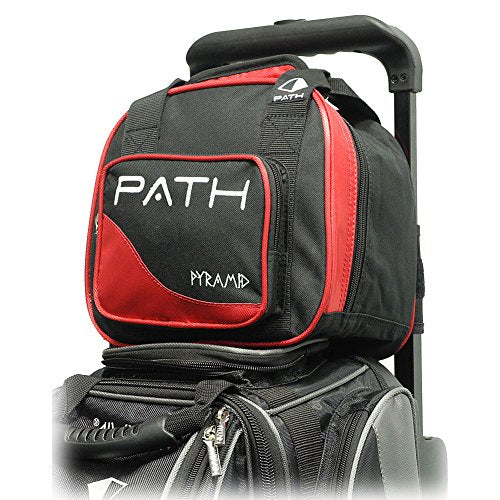 Pyramid Path Plus One Spare Tote Bowling Bag with Front Accessory Pocket - Holds One Bowling Ball and Small Accessories - color: 1-Lime Green
