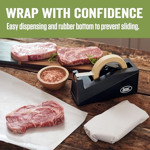 LEM Products Freezer Tape Dispenser with Tape, Great for Food Storage