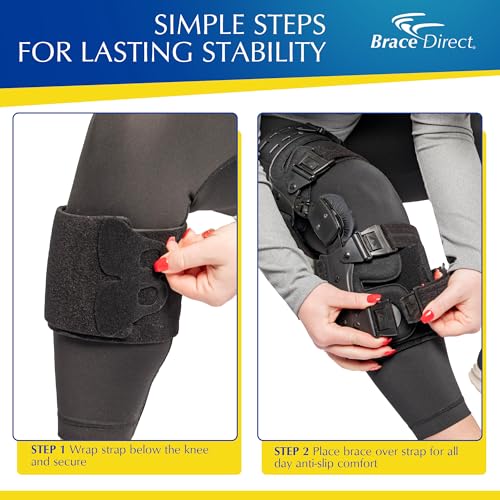 Brace Direct Anti-Slip Knee Brace Strap for Secure Fit & Stability L2397