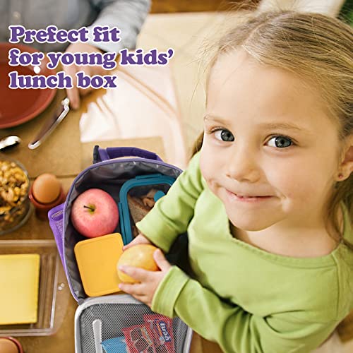 CaCTOUR Lunch Box Kids,Premium Insulated Lunch Bag for Girls Boys Teen Women,Soft Bag Mini Cooler Back to School Thermal Reusable Lunch Bag for Work School Picnic (Purple) - color: Purple
