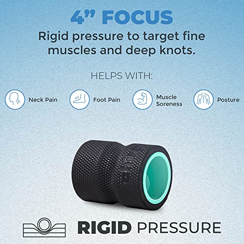 Chirp Wheel+ Foam Roller, Back & Neck Pain Relief, Mint 4-Inch - size: 4" - Focus