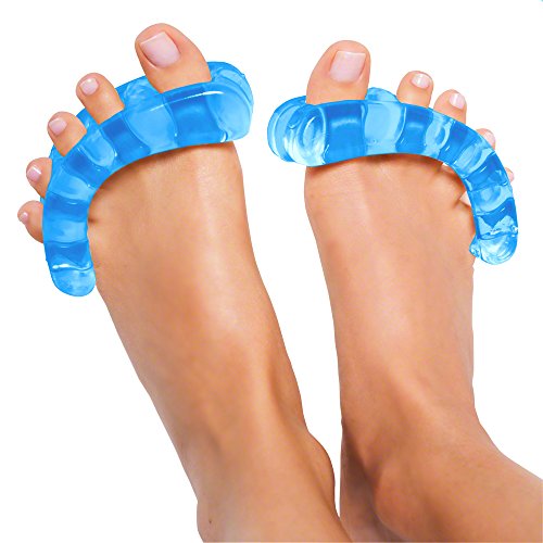 YogaToes® Classic for Women - Small Fits 7 and up Sapphire Blue: Toe Stretcher & Toe Separator. Fight Bunions, Hammer Toes, Foot Pain & More! - size: Small (Pack of 1)